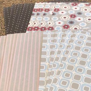 Mauve Loose Scrapbook Paper Bundle